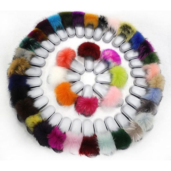 slippers women furry fluffy real raccoon fur indoor&outdoor sandals silver casual flat solid shoes, Black
slippers women furry fluffy real raccoon fur indoor&outdoor sandals silver casual flat solid shoes, Black