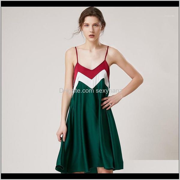 womens underwear apparel drop delivery 2021 summer suspender nightdress women satin sleepwear nightgown nightwear patchwork nightie intimate, Black;red
womens underwear apparel drop delivery 2021 summer suspender nightdress women satin sleepwear nightgown nightwear patchwork nightie intimate, Black;red