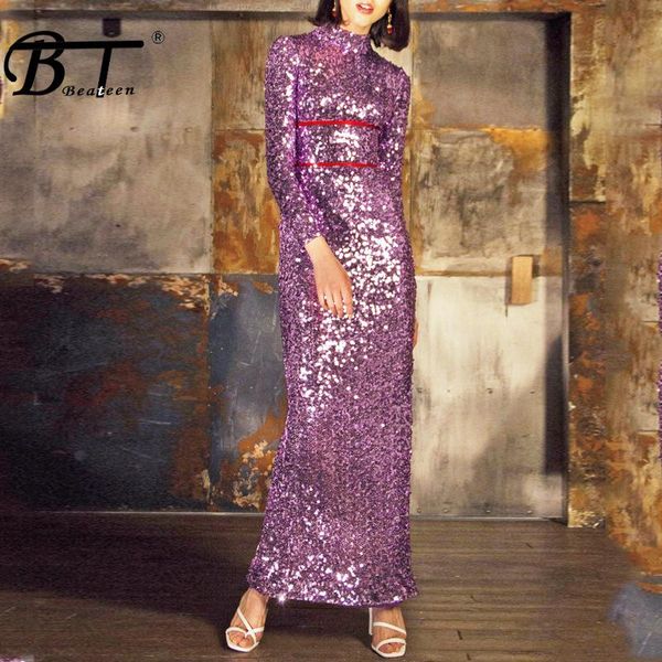 casual dresses beateen women fashion sequined long dress bodycon sleeve ankle length 2021 arrival, Black;gray
casual dresses beateen women fashion sequined long dress bodycon sleeve ankle length 2021 arrival, Black;gray