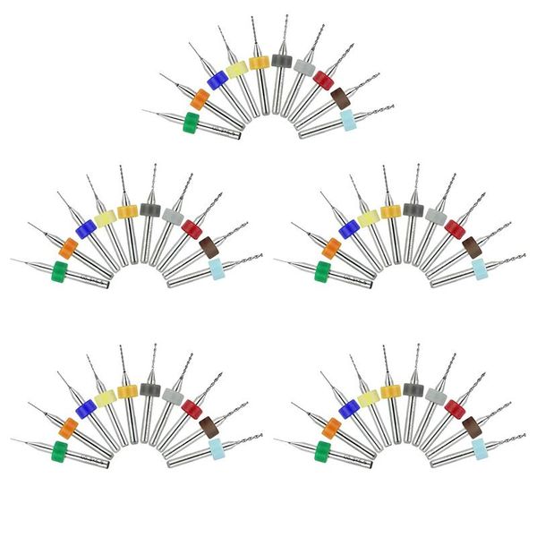 professional drill bits gtbl 50pcs pcb set spiral flute 0.3mm-1.2mm for print circuit board stone jewelry cnc engraving (5pcs each)
professional drill bits gtbl 50pcs pcb set spiral flute 0.3mm-1.2mm for print circuit board stone jewelry cnc engraving (5pcs each)