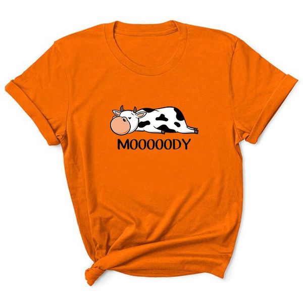 women's t-shirt clothing casual pullover funny letters cow print round collars fashion top, White
women's t-shirt clothing casual pullover funny letters cow print round collars fashion top, White