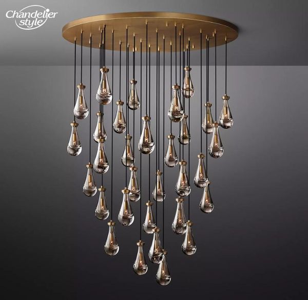 chandeliers rain drops round chandelier lighting brass pendant hanging light fixture glass cristal style
chandeliers rain drops round chandelier lighting brass pendant hanging light fixture glass cristal style