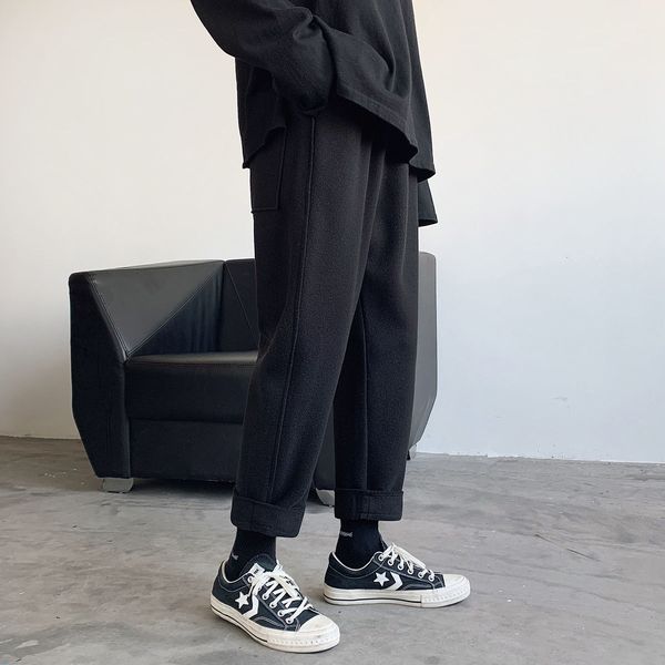 men's pants winter fashon thickened woollen fashion straight casual streetwear grey/black color trouser m-2xl 282n
men's pants winter fashon thickened woollen fashion straight casual streetwear grey/black color trouser m-2xl 282n