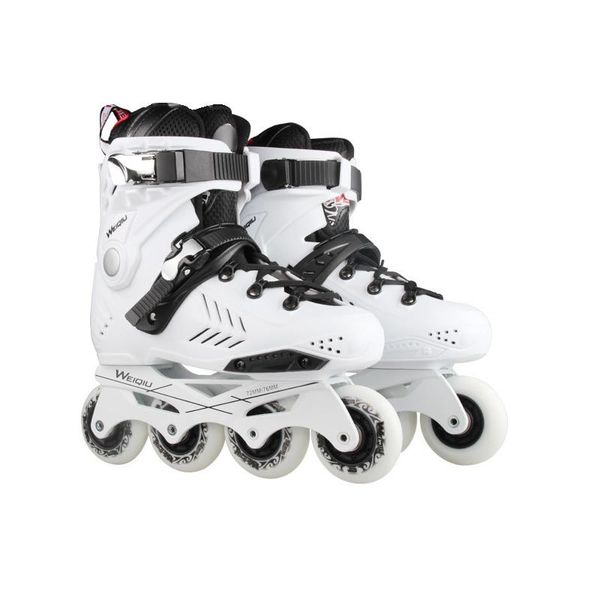 inline roller skate skating shoe sneaker comfortable skates professional black white patines &
inline roller skate skating shoe sneaker comfortable skates professional black white patines &