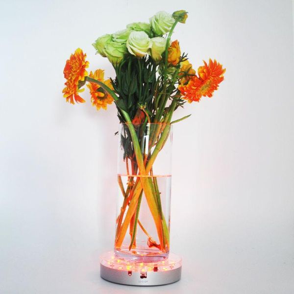 uplight led base light rgb color changing under vase with remote controller for wedding party events decor strips
uplight led base light rgb color changing under vase with remote controller for wedding party events decor strips