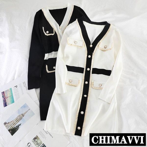 casual dresses autumn lady's elegant v collar high waist knitted dress long sleeve slim single breasted sweater, Black;gray
casual dresses autumn lady's elegant v collar high waist knitted dress long sleeve slim single breasted sweater, Black;gray