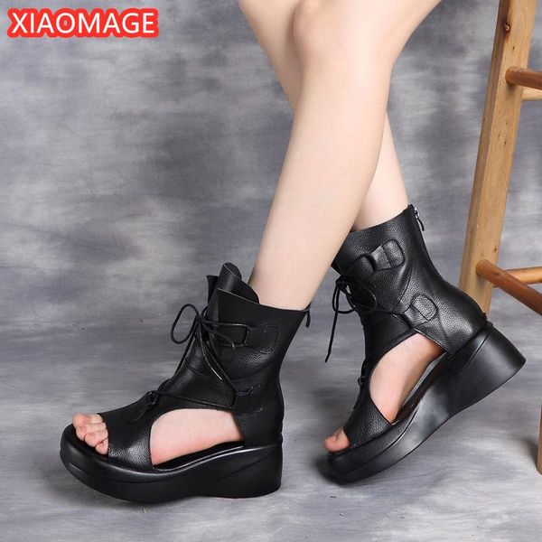 casual fashion all-match wedge platform sandals, Black 
casual fashion all-match wedge platform sandals, Black