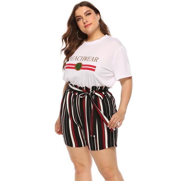 plus size pants shorts women sashes vintage black white striped straight loose casual summer harajuku female elastic waist
plus size pants shorts women sashes vintage black white striped straight loose casual summer harajuku female elastic waist