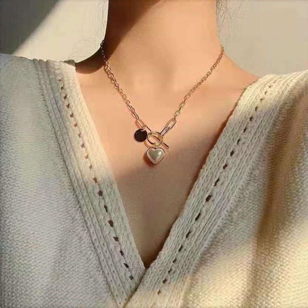 pendant necklaces stock fashion pearl heart charm necklace chain korean ins mother of gold stainless steel jewerly for women lady, Silver
pendant necklaces stock fashion pearl heart charm necklace chain korean ins mother of gold stainless steel jewerly for women lady, Silver