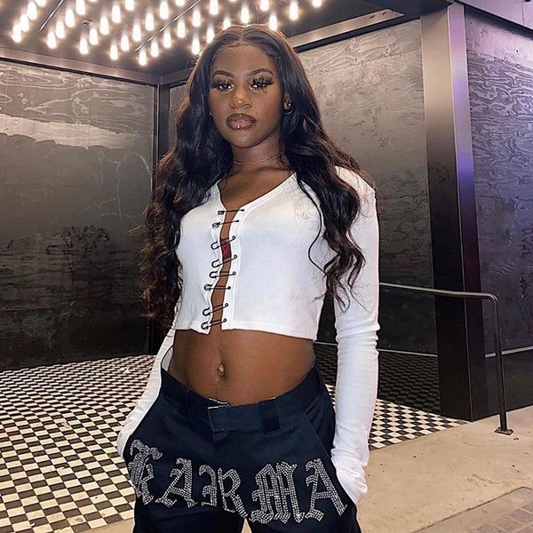 women's t-shirt hirigin 2021 casual white cropped sweater women autumn thin hooded ladies long sleeve fashion
women's t-shirt hirigin 2021 casual white cropped sweater women autumn thin hooded ladies long sleeve fashion