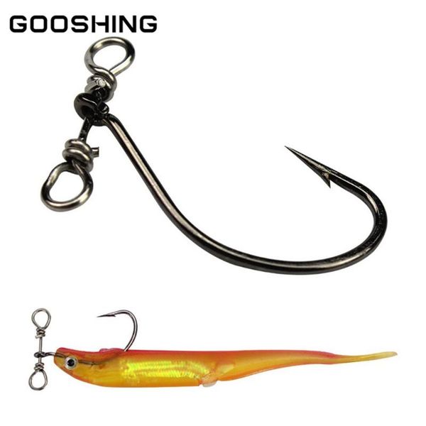 fishing hooks gooshing 10/20pcs spin ss drop s hook with rotation 360 degree swivel high carbon steel fishhook fish tackle
fishing hooks gooshing 10/20pcs spin ss drop s hook with rotation 360 degree swivel high carbon steel fishhook fish tackle