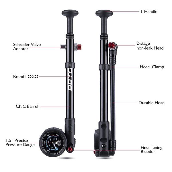 bike pumps beto pump mtb fork / rear suspension for bicycle 400 psi hose air hand with pressure gauge inflator
bike pumps beto pump mtb fork / rear suspension for bicycle 400 psi hose air hand with pressure gauge inflator