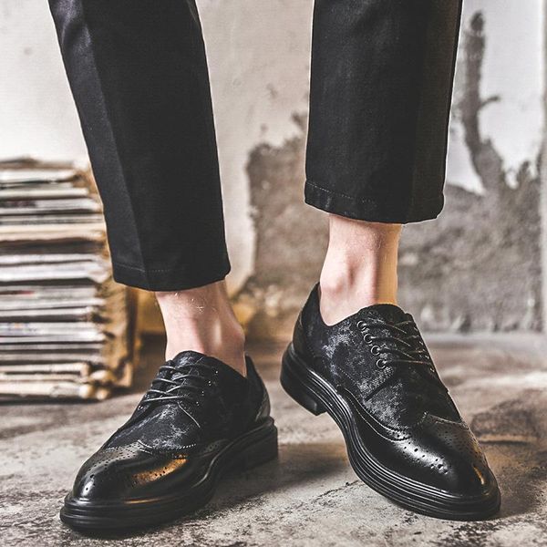 dress shoes men handmade brogue style paty leather wedding flats oxfords formal, Black
dress shoes men handmade brogue style paty leather wedding flats oxfords formal, Black
