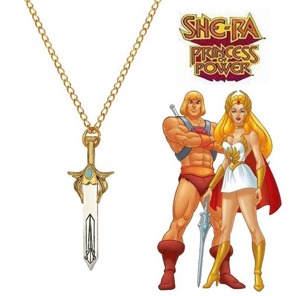 chains she-ra: princess of power necklace enamel jewelry cute sword pendant alloy necklaces cosplay gifts for woman party accessory, Silver
chains she-ra: princess of power necklace enamel jewelry cute sword pendant alloy necklaces cosplay gifts for woman party accessory, Silver