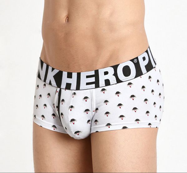 2021 new arrival brand pink hero cotton underwear fashion printed men's boxers comfortable breathable male underpants, Black;white
2021 new arrival brand pink hero cotton underwear fashion printed men's boxers comfortable breathable male underpants, Black;white