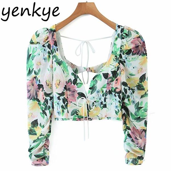 fashion women floral print blouse shirt backless v neck long sleeve crop summer holiday chiffon blusas 210514, White
fashion women floral print blouse shirt backless v neck long sleeve crop summer holiday chiffon blusas 210514, White