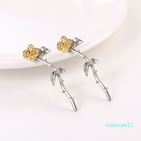 detachable rose flower stud earrings gold silver rose stud earrings hypoallergenic designer women jewelry gift, Golden;silver
detachable rose flower stud earrings gold silver rose stud earrings hypoallergenic designer women jewelry gift, Golden;silver