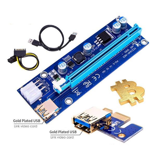 computer cables & connectors pci express pci-e riser card pcie 1x to 16x 60cm usb 3.0 cable sata 4pin power for miner mining
computer cables & connectors pci express pci-e riser card pcie 1x to 16x 60cm usb 3.0 cable sata 4pin power for miner mining