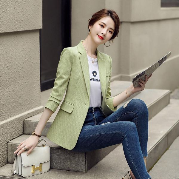 suit suit 2021 arrival fashions thin a sleeve button full ol blazer female gray girl green plaid jacket falling down for lady in the, White;black
suit suit 2021 arrival fashions thin a sleeve button full ol blazer female gray girl green plaid jacket falling down for lady in the, White;black