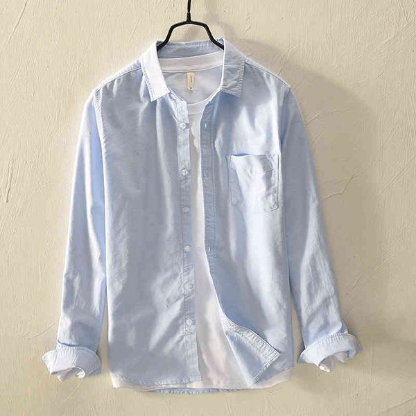 men's t-shirts arrival long sleeve oxford cotton brand fashion men shirt casual solid sky blue shirts male chemise overhemd bh1i, White;black
men's t-shirts arrival long sleeve oxford cotton brand fashion men shirt casual solid sky blue shirts male chemise overhemd bh1i, White;black