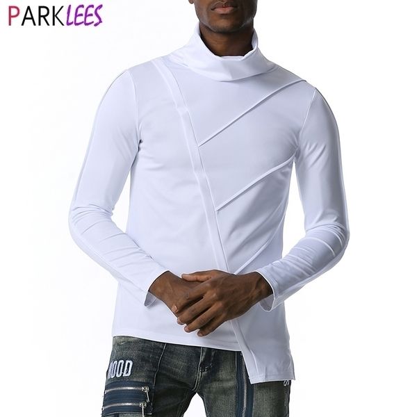 pile collar t shirt men irregular hem hip hop mens t shirts long sleeve slim fit swag t-shirt male hipster casual tshirt homme 210522, White;black
pile collar t shirt men irregular hem hip hop mens t shirts long sleeve slim fit swag t-shirt male hipster casual tshirt homme 210522, White;black