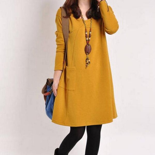 autumn maternity dresses casual large size pregnancy dress solid color v-neck loose pregnant women long vestido, Black;gray
autumn maternity dresses casual large size pregnancy dress solid color v-neck loose pregnant women long vestido, Black;gray