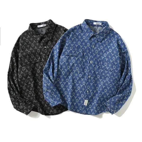 men's casual shirts bandana printed hawaiian shirt long sleeve men summer harajuku japanese fashion bandanna print streetwear, White;black
men's casual shirts bandana printed hawaiian shirt long sleeve men summer harajuku japanese fashion bandanna print streetwear, White;black