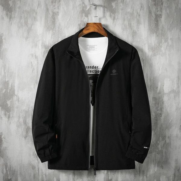 spring 2021 men's fattening plus size leisure sports thin coat fat stand collar jacket jackets, Black;brown
spring 2021 men's fattening plus size leisure sports thin coat fat stand collar jacket jackets, Black;brown