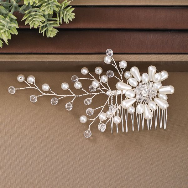 wedding headdress flower hair combs for bride pearl rhinestones hair combs women hairpins bridal tiaras hair combs accessoriesdio chan conta, White;golden
wedding headdress flower hair combs for bride pearl rhinestones hair combs women hairpins bridal tiaras hair combs accessoriesdio chan conta, White;golden