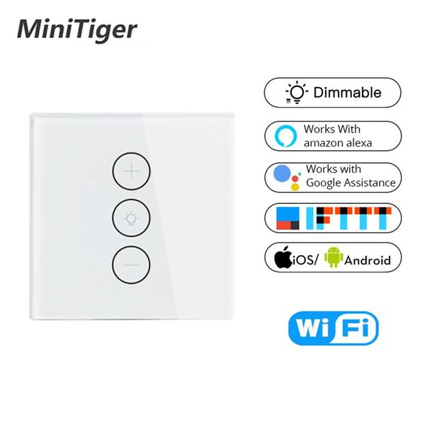 smart home control eu/us tuya life wifi dimmer light switch app remote work with amazon alexa and google iftsmart
smart home control eu/us tuya life wifi dimmer light switch app remote work with amazon alexa and google iftsmart