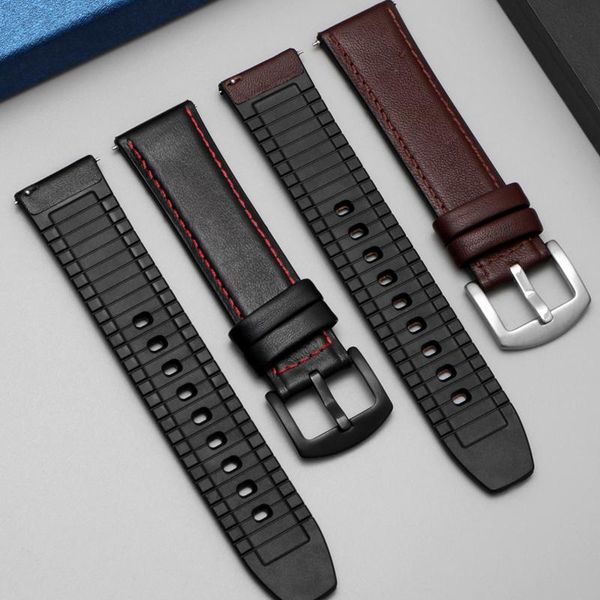 watch bands yopo leather +silicone 2in 1 watchband 22mm brown black red line strap for samsung gear s3 smart sport quick release, Black;brown
watch bands yopo leather +silicone 2in 1 watchband 22mm brown black red line strap for samsung gear s3 smart sport quick release, Black;brown