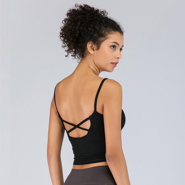 yoga vest female sense sling spring summer running quick-drying fitness beauty back sweat-absorbent sports bra 2021 gym clothing, White;black
yoga vest female sense sling spring summer running quick-drying fitness beauty back sweat-absorbent sports bra 2021 gym clothing, White;black