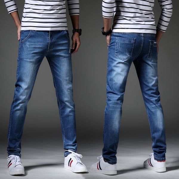 men's jeans men spring trend hip hop stretch ripped skinny slim fit long straight pants plus size rq3w, Blue
men's jeans men spring trend hip hop stretch ripped skinny slim fit long straight pants plus size rq3w, Blue