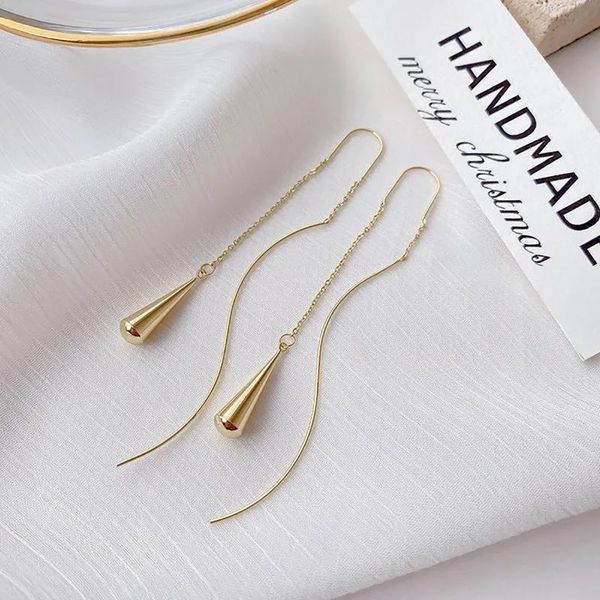dangle & chandelier aensoa vintage golden waterdrop long thread tassel drop earrings for women simple glossy geometric earring 2021 fashion, Silver
dangle & chandelier aensoa vintage golden waterdrop long thread tassel drop earrings for women simple glossy geometric earring 2021 fashion, Silver