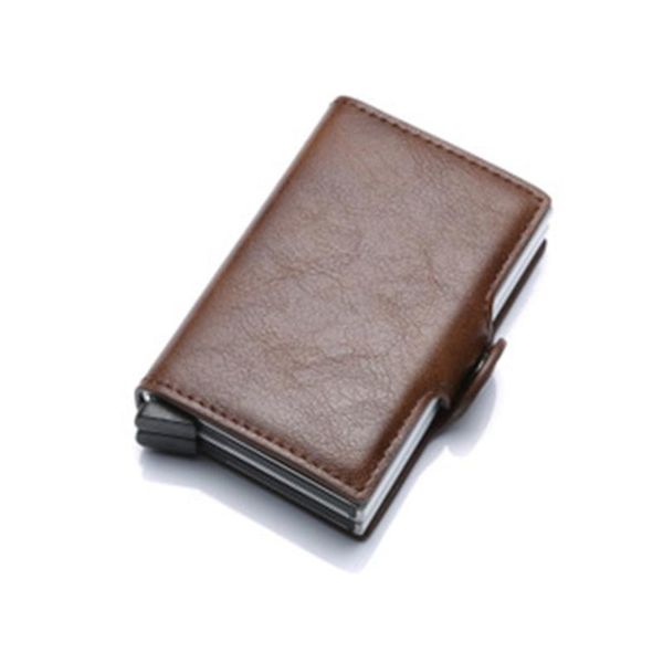 storage bags rfid up holder wallet multi-slot card case pu security blocking