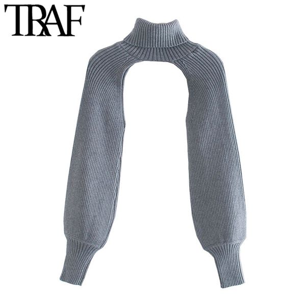 traf women fashion arm warmers knitted sweater vintage turtleneck long sleeve female pullovers chic 210415, White;black
traf women fashion arm warmers knitted sweater vintage turtleneck long sleeve female pullovers chic 210415, White;black