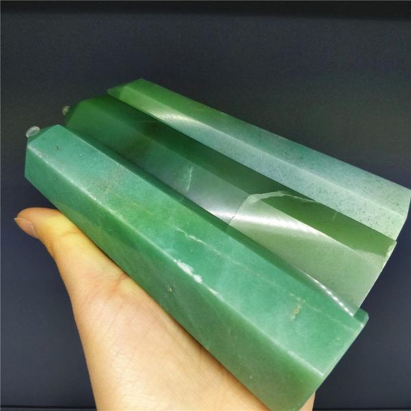decorative objects & figurines 13cm natural green aventurine quartz mineral points crystal wand tower ornament apartment decoration accessor
decorative objects & figurines 13cm natural green aventurine quartz mineral points crystal wand tower ornament apartment decoration accessor