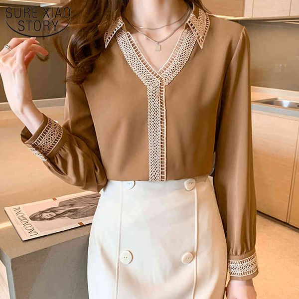 plus size satin silk shirt ladies spring v neck long sleeve solid chic hollow embroidery splicing blouse women 13094 210415, White
plus size satin silk shirt ladies spring v neck long sleeve solid chic hollow embroidery splicing blouse women 13094 210415, White
