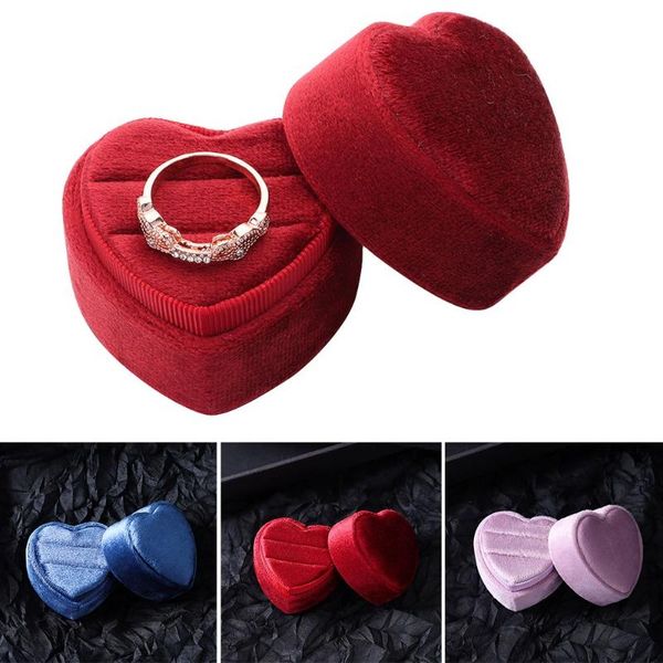 jewelry pouches, bags 1pc heart shaped flannel velvet ring storage box proposal double wedding display holder, Pink;blue
jewelry pouches, bags 1pc heart shaped flannel velvet ring storage box proposal double wedding display holder, Pink;blue