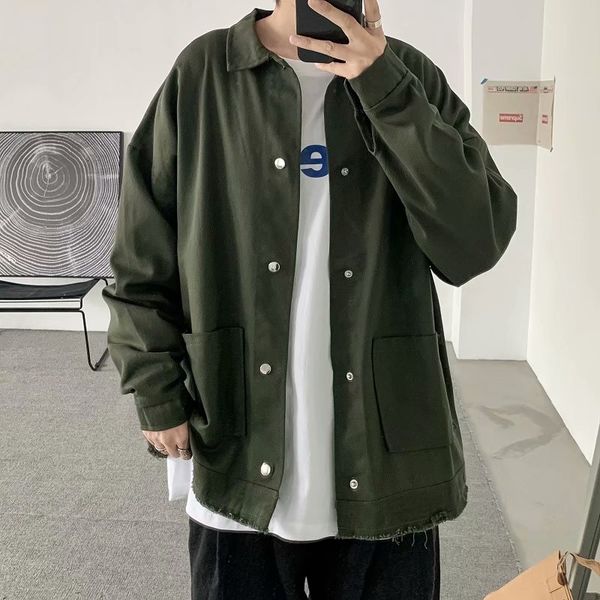 men's jackets retro-chic men's jackets solid korean style turn-down male collar in all-match recreation harajuku outwear uwqv, Black;brown
men's jackets retro-chic men's jackets solid korean style turn-down male collar in all-match recreation harajuku outwear uwqv, Black;brown