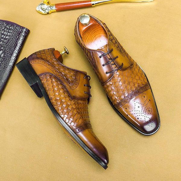 dress shoes great2021 brock business and gentlemen's british woven handmade leather men's wedding formal, Black
dress shoes great2021 brock business and gentlemen's british woven handmade leather men's wedding formal, Black