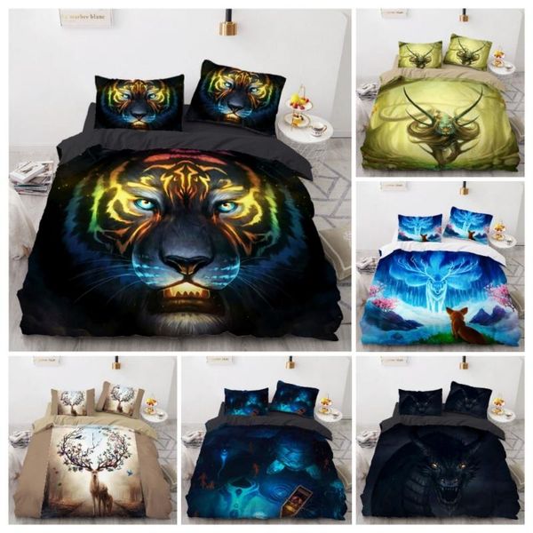 bedding sets 3d animals print home textiles set tiger pattern printed duvet cover twin full king size for boys adult
bedding sets 3d animals print home textiles set tiger pattern printed duvet cover twin full king size for boys adult