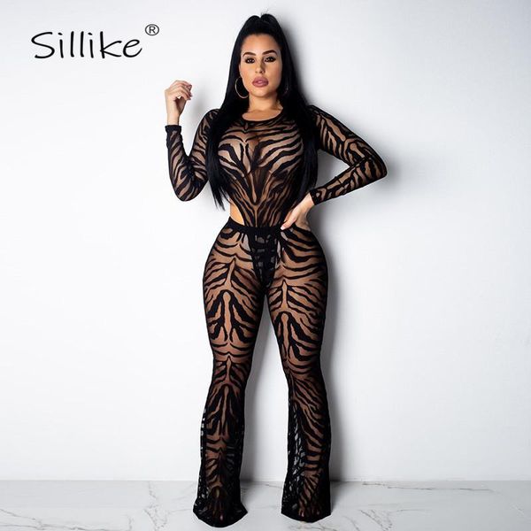 women's jumpsuits & rompers sillike black sheer mesh jumpsuit women see through long sleeve bodysuit fashion print casual outfits overa, Black;white
women's jumpsuits & rompers sillike black sheer mesh jumpsuit women see through long sleeve bodysuit fashion print casual outfits overa, Black;white