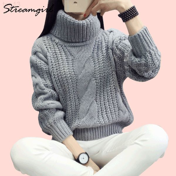 knitted sweater coarse turtleneck women warm winter 2018 autumn high neck s for s jumpers pullover, White;black
knitted sweater coarse turtleneck women warm winter 2018 autumn high neck s for s jumpers pullover, White;black