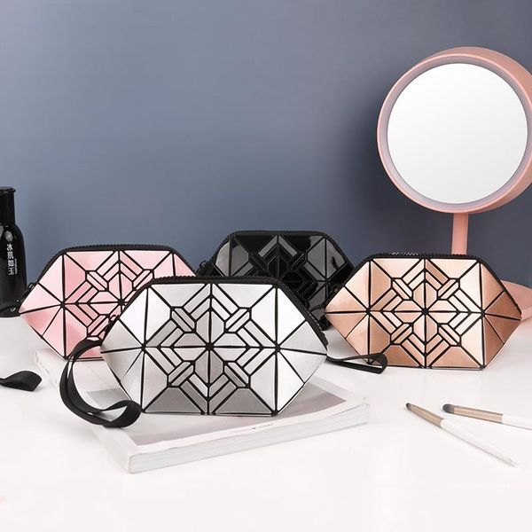 women travel cosmetic bag multifunction geometric makeup bags pu leather waterproof portable toiletries organizer make up cases gift wrap
women travel cosmetic bag multifunction geometric makeup bags pu leather waterproof portable toiletries organizer make up cases gift wrap