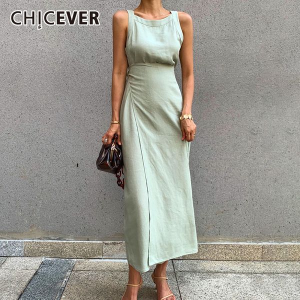 chicever summer sleeveless solid dress women o neck off shoulder high waist bandage elegant midi dresses female fashion 2021 new, Black;gray
chicever summer sleeveless solid dress women o neck off shoulder high waist bandage elegant midi dresses female fashion 2021 new, Black;gray