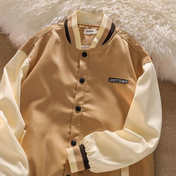 women's jackets autumn winter jacket women 2021 korean version loose coat retro embroidery baseball uniform long-sleeved shirt, Black;brown
women's jackets autumn winter jacket women 2021 korean version loose coat retro embroidery baseball uniform long-sleeved shirt, Black;brown