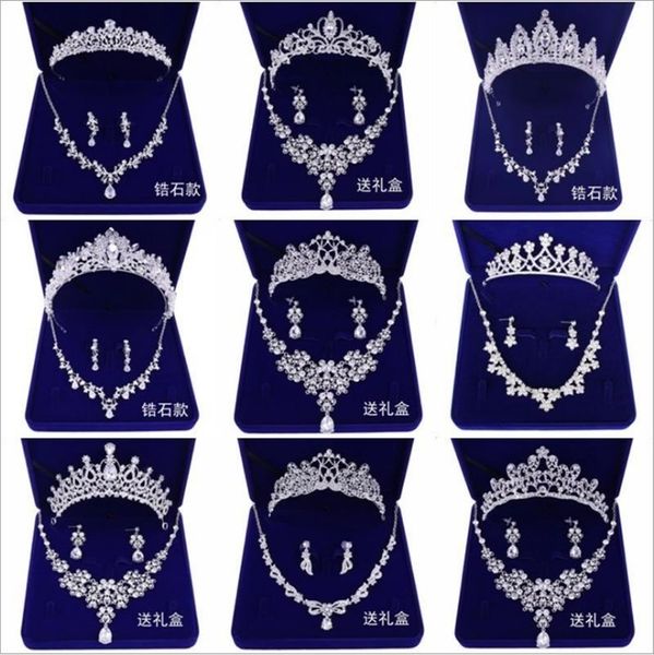 jewelry sets wedding for women bling bride hair accessories tiaras earrings necklace, Black
jewelry sets wedding for women bling bride hair accessories tiaras earrings necklace, Black