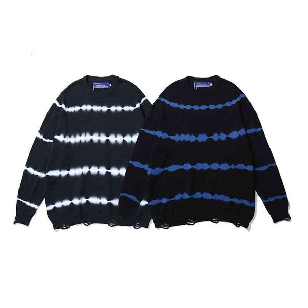 hem striped hole oversize sweaters men and women round neck retro japanese knitted mens sweater pullover loose clothing, White;black
hem striped hole oversize sweaters men and women round neck retro japanese knitted mens sweater pullover loose clothing, White;black