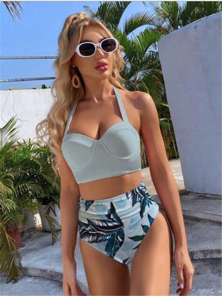 women's swimwear 2021 summer hard bag bikini bra + panties fashion printing swimsuit suit, White;black
women's swimwear 2021 summer hard bag bikini bra + panties fashion printing swimsuit suit, White;black